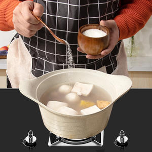 El juego de madera de agua salada de cerámica Incluye caja de especias, <span class=keywords><strong>azucarero</strong></span>, pimentero con tapas para alimentos <span class=keywords><strong>y</strong></span> especias, paquete en caja - Product Image 2