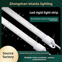 Bandes lumineuses LED rigides, indice de protection IP65, alimentation CC 12V 24V, température de couleur 3000K-6500K, éclairage pour vitrines, camions frigorifiques