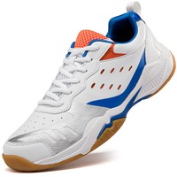 Nouvelles chaussures de badminton pour hommes et femmes, chaussures de sport en microfibre, chaussures de marche sportives, entraînement sportif en plein air, antidérapantes, support TPU, fermeture dynamique