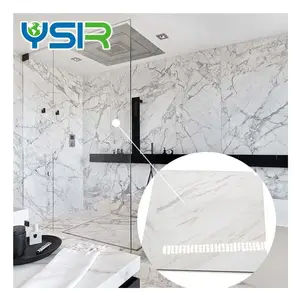 1220*2440mm di marmo Pvc interno pannello Uv alternativo marmo pvc marmo tipo fogli spc pannello di parete impermeabile