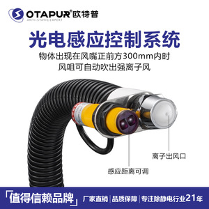 Pistolet à air ionisant inductif Otapur OT6080DF pour l'élimination des charges statiques et la dépoussiérage – Équipement pour salles blanches - Product Image 5