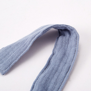 Attache-sucette en mousseline à carreaux pour garçons et filles, chaîne de sucette en tissu doux avec boucle élastique, clips classiques pour sucettes de bébé - Product Image 6