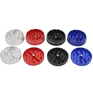 Tùy Chỉnh Hợp Kim Nhôm Thảo Mộc Của Nhãn Hiệu Máy Xay 2-Layer Thiết Kế Cuốn Tiểu Thuyết Đầy Màu Sắc Xách Tay Thuốc Lá Máy Xay Phong Cách Hiện Đại CNC Gia Công - Product Image 4