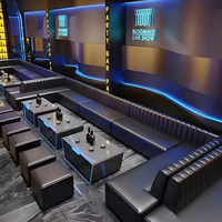 Nouvelle Arrivée : Comptoir de Bar LED Personnalisé pour Fast-food, KTV, Boîte de Nuit, Salon de Bar, Mobilier de Boîte de Nuit
