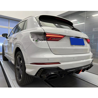 Kit carrosserie sport pour Audi Q3 SQ3, diffuseur de pare-chocs arrière avec embout d'échappement, style RSQ3, pour mise à niveau de style 2019-2023