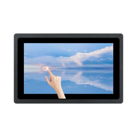 PC industriel à écran ouvert 13,3/21,5/23,8/24 pouces, écran LCD 1080 HD IPS TFT tactile capacitif, double LAN, design robuste, Windows/Linux