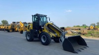 Minicaricatore a Ruote Agricolo Bitsman Shandong da 1,8 Tonnellate, Caricatore Frontale Idrostatico con Design Telescopico e Motore Liyuan