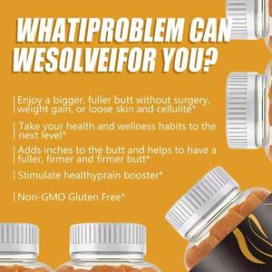 Gomitas BBL de Alta Calidad con Sabor Afrutado y Soporte Inmunológico para el Aumento y Reafirmación de Glúteos en Mujeres - Product Image 3