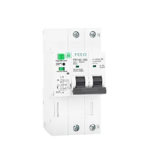 TUYA WiFi smart Circuit Breaker Switch nirkabel pengendali jarak jauh Smart Home 2P overload pendek perlindungan arus pemantauan energi