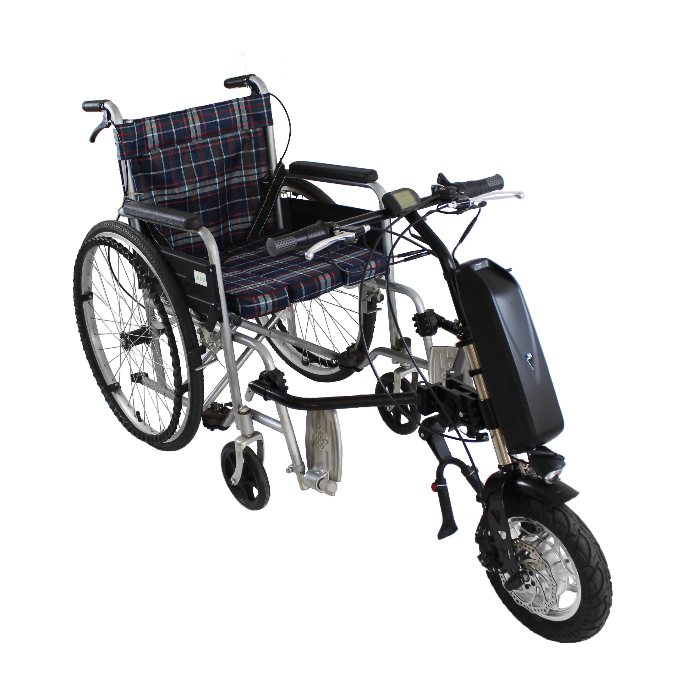 Commercio all'ingrosso facile collegamento elettrico sedia a rotelle collegamento handcycle con anteriore 800W 1200W mozzo ruota motore