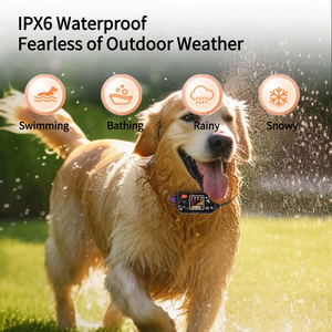 Portátil inalámbrico multifuncional GPS satélite fijo electrónico perro sonido vibración entrenamiento valla electrónica <span class=keywords><strong>collar</strong></span> de choque - Product Image 5