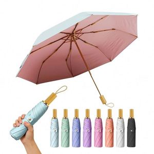Best Selling Folding High Quality Automatic Gift Umbrella with logo Printing for the Rain - Product Image 2