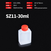 Bouteilles de sauce soja en plastique jetables biodégradables en PE en gros