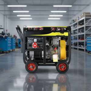 Generador Portátil Silencioso de 7.5kW con Arranque Eléctrico para Uso de Emergencia con Ruedas - Product Image 1