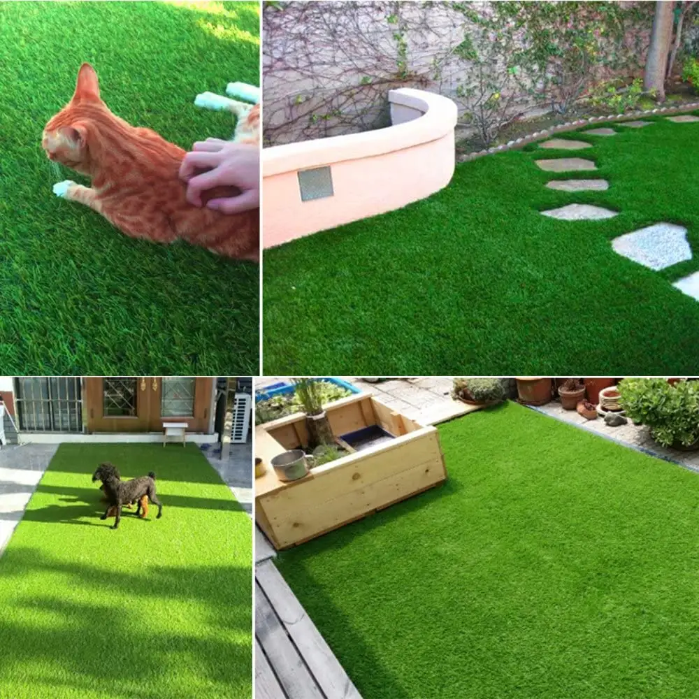 High quality Realistic Deluxe Synthetic Turf Indoor/Outdoor Landscape 35mm best artificial turf for pets