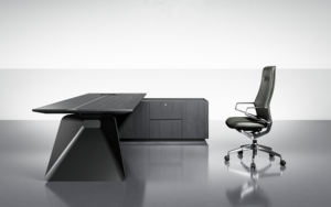 モダンなエグゼクティブオフィスデスクコンバーチブルモジュラー木 + 金属ワークステーションオプションカラー - Product Image 6