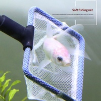 Nettoyeur de bac à poissons en plastique multifonction extensible, brosse pour aquarium, épuisette, grattoir pour aquarium, râteau à sable, éliminateur d'algues, plante aquatique