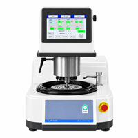 Polisseuse à écran tactile PLC pour échantillons métallographiques, équipement de laboratoire
