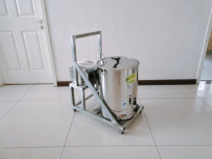 Cuve de mélange et de fusion de cire cosmétique et de rouge à lèvres de 20 L avec agitateur, en acier inoxydable, pour la fabrication de bougies - Product Image 4