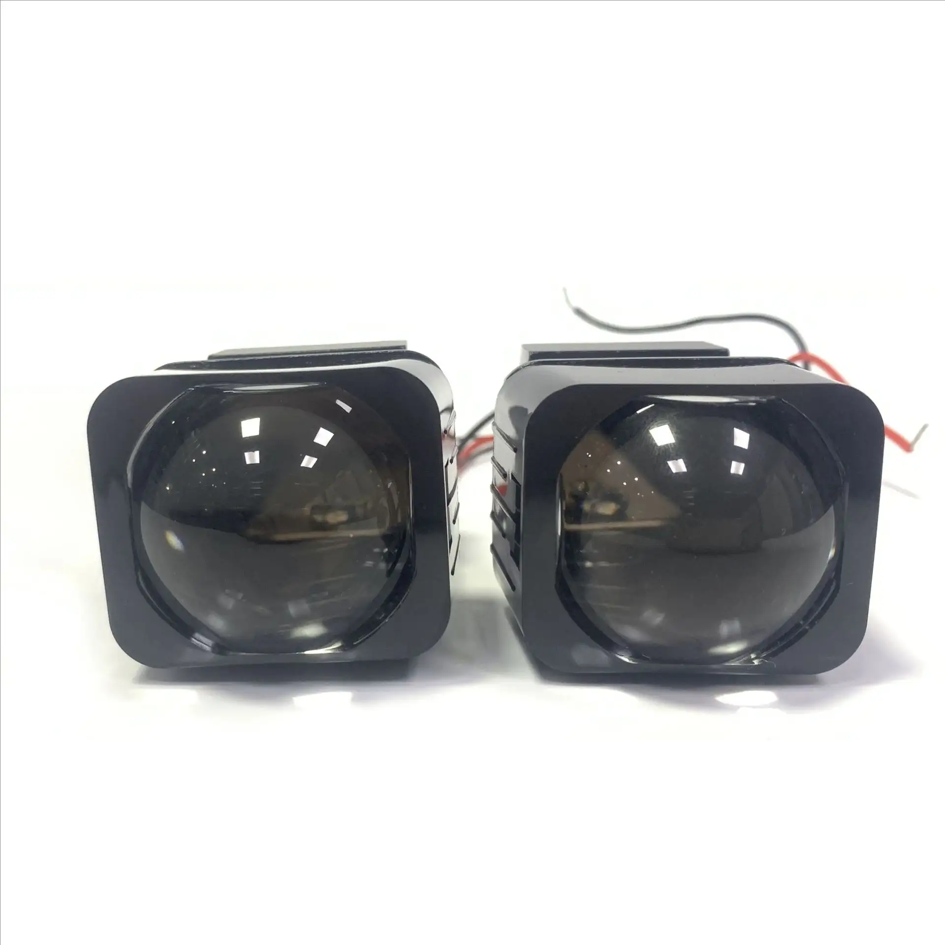 1.5 Inch 12V Matrix Bi-Led Grootlicht Projector Lens Voor Motorfiets Auto Koplamp Upgrade Verborgen Bi Xenon Retrofit