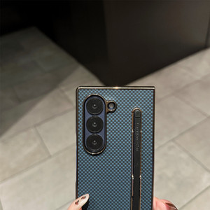 <span class=keywords><strong>Coque</strong></span> de téléphone tendance premium électroplaquée ultra-fine effet peau anti-chute avec emplacement pour stylet pour Samsung <span class=keywords><strong>Z</strong></span> <span class=keywords><strong>Fold</strong></span> 8 Ultra 7 6 - Product Image 2