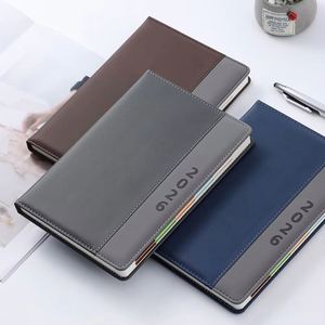 Carnet de notes A5 en cuir PU personnalisé, économique, en gros, en stock, pour bureau et entreprise, modèle 2026 - Product Image 2