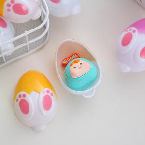 パーティー用プラスチック製卵殻 イースターエッグ 子供向けクリエイティブプレイ - Product Image 2