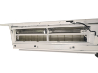 Purificateur d'air mural électrique à lampe UV, générateur d'anions, haute efficacité, télécommande, en plastique, pour toilettes, cliniques, écoles et plus encore
