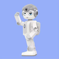 Robot éducatif CBYD Alpha Mini pour l'apprentissage STEM, robot humanoïde créatif professionnel pour la programmation graphique, écran tactile pour enfants