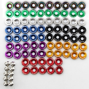 Rastp M6สกรูปะเก็นอลูมิเนียมอัลลอยสีแดงน้ำเงินม่วงทองเงินเขียวดำ8สีอุปกรณ์ตกแต่งรถยนต์ - Product Image 2