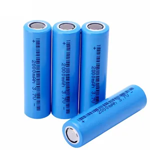 Cylindrical Lithium Ion Cell 18650 5C 3C 1C Icr 3.7V 2600mAh Li-ion Rechargeable Battery Factory Long Durition