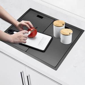 Mini Fregadero de Cocina Oculto de Acero Inoxidable Negro Nano, Cubierta de un Solo Tazón para Bar, Fácil de Limpiar, Modelo Noah Ark JM, 1 Año de Garantía - Product Image 6