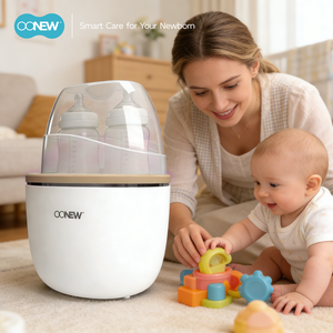 เครื่องอุ่นขวด<span class=keywords><strong>นม</strong></span>ดิจิตอลแบบพกพาสำหรับเดินทาง พร้อมฟังก์ชั่นฆ่าเชื้อ วัสดุ PP ปลอดสาร BPA ปากกว้างสำหรับเด็ก อุ่น<span class=keywords><strong>นม</strong></span>ด้วยไอน้ำอย่างรวดเร็วและง่ายดาย - Product Image 2