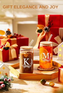 عروس زفاف شخصية لتكون هدايا للنساء أكواب زجاجية أحادية 16 أونصة مع شفاطات - Product Image 5