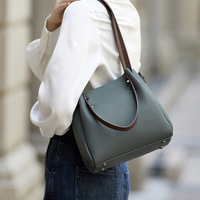 Sac fourre-tout de luxe en cuir véritable pour femme, sac à main de créateur en cuir véritable pour femme