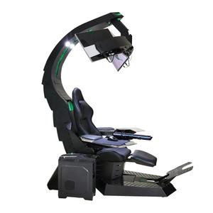 <span class=keywords><strong>Chaise</strong></span> de jeu E-Sports Scorpion robuste à hauteur réglable, éclairage RVB, soutien lombaire, design convertible et pliable, s'adapte à différentes - Product Image 6