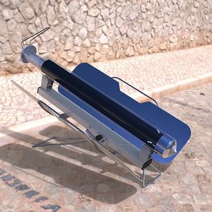 <span class=keywords><strong>Four</strong></span> <span class=keywords><strong>solaire</strong></span> à tube sous vide portable pour barbecue et camping - Product Image 1