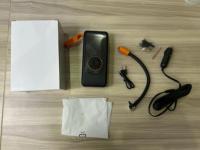Compresseur d'air sans fil 6000 mAh pour pneus de voiture, cylindre 19 mm, pompe rapide, 5 modes, manomètre, batterie externe, LED SOS, dégonflage, plastique