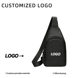 <span class=keywords><strong>Sac</strong></span> à bandoulière décontracté léger avec logo personnalisé imprimé, <span class=keywords><strong>sac</strong></span> messager tendance pour étudiants, <span class=keywords><strong>sac</strong></span> <span class=keywords><strong>de</strong></span> poitrine minimaliste pour femmes - Product Image 4