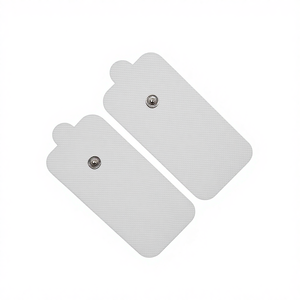 Électrodes <span class=keywords><strong>TENS</strong></span>/EMS en gel conducteur non tissé, grandes, 6x9 cm, approuvées CE, avec broches de 2,0 mm - Product Image 1