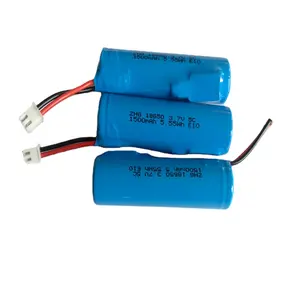 Shenzhen ZHG Power batterij 18650 3.7 v 1500 mah li-ion batterij met oplaadbare PCB batterij mobiele voor speelgoed, robot