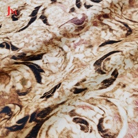 Tissu popeline 100% coton biologique imprimé numériquement sur mesure, doux pour la peau, pour vêtements et robes