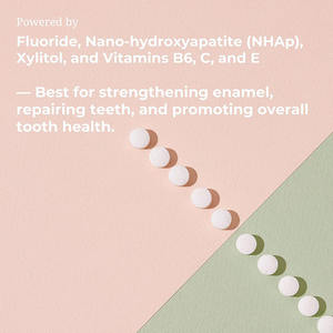 <span class=keywords><strong>Dentifrice</strong></span> anti-carie d'ingrédients naturels avec logo personnalisé, sans fluorure, aromatisé au citron, <span class=keywords><strong>dentifrice</strong></span> <span class=keywords><strong>à</strong></span> mâcher pour voyage - Product Image 3