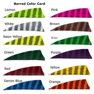 Trái Phải cánh Parabol lá chắn rắn barred bắn cung mũi tên Thổ Nhĩ Kỳ tự nhiên bắn cung lông fletching 3inch 4inch - Product Image 4