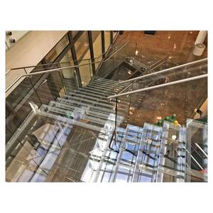 <span class=keywords><strong>Escalier</strong></span> flottant moderne à prix avantageux / <span class=keywords><strong>Escalier</strong></span> cantilever dissimulé / <span class=keywords><strong>Escalier</strong></span> mural avec <span class=keywords><strong>marches</strong></span> en verre - Product Image 4