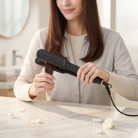 Lisseur à cheveux en céramique électrique avec têtes interchangeables - Chaleur réglable pour salons de coiffure et usage domestique