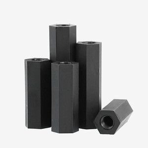 M2 M2.5 M3 M4 M5 M6 Black Nylon Hex <b>Standoff</b> Spacer Fastener Plastic Motherboard <b>Standoff</b> Manufacturer Supply - Product Image 4
