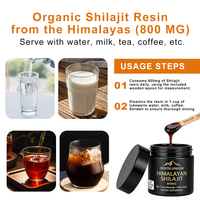 Résine Naturelle Pure de Shilajit de l'Himalaya, Qualité Or 85+, Complexe de Minéraux Essentiels, Énergie, Force, Immunité, Marque Blanche OEM Richtek