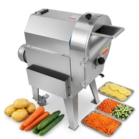 Coupe-légumes électrique automatique commercial pour lanières d'aubergine, chips de pommes de terre, et pommes de terre en spirale (Tornado Fingers)