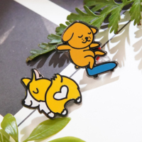 Ensemble de pin's en émail personnalisés motif chat mignon, pin's en émail chat de dessin animé Kawaii pour sacs à dos, vêtements et cadeaux pour les amoureux des animaux, pin's anime personnalisés